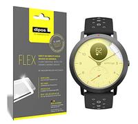 dipos FLEX 3x Clear Screen Protector for Withings Steel Hr Sport | HD Clear, 100% Screen Coverage, Full Cover Film, Self-Healing, Bubble-Free, Fingerprint Compatible, Easy Installation