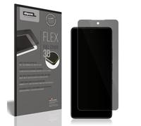 dipos FLEX Privacy Screen Protector matte compatible with Alcatel V3 Ultra, 100% Display Coverage, Fingerprint-ID Compatible, Case-Friendly, Full Cover Film, Anti-Spy Screen Protector filter 2-Way