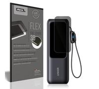 dipos FLEX Privacy Screen Protector matte compatible with Anker A1695 Laptop Powerbank, 100% Display Coverage, Fingerprint-ID Compatible, Case-Friendly, Full Cover Film, Anti-Spy Screen Protector