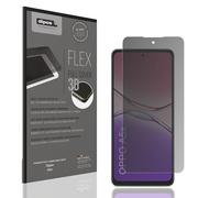 dipos FLEX Privacy Screen Protector matte compatible with Oppo A5x, 100% Display Coverage, Fingerprint-ID Compatible, Case-Friendly, Full Cover Film, Anti-Spy Screen Protector filter 2-Way