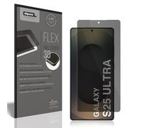 dipos FLEX Privacy Screen Protector matte compatible with Samsung Galaxy S25 Ultra Enterprise, 100% Display Coverage, Fingerprint-ID Compatible, Case-Friendly, Full Cover Film, Anti-Spy Screen