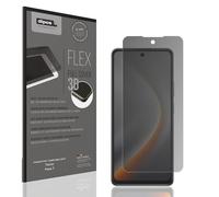 dipos FLEX Privacy Screen Protector matte compatible with Tecno Pova 7, 100% Display Coverage, Fingerprint-ID Compatible, Case-Friendly, Full Cover Film, Anti-Spy Screen Protector filter 2-Way