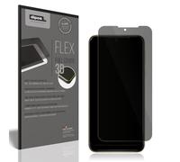 dipos FLEX Privacy Screen Protector matte compatible with Wiko Y81, 100% Display Coverage, Fingerprint-ID Compatible, Case-Friendly, Full Cover Film, Anti-Spy Screen Protector filter 2-Way