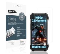 dipos I 2x Screen Protector compatible with 8849 Tank X Flexible Glass 9H Display Protection