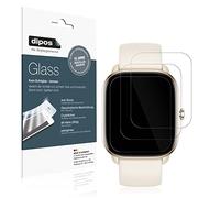 dipos I 2x Screen Protector compatible with Amazfit GTS 4 mini Flexible Glass 9H Display Protection