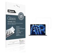 dipos I 2x Screen Protector compatible with Apple MacBook Air M3 13.6 Zoll 2024 Flexible Glass 9H Display Protection