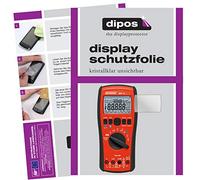 dipos I 2x Screen Protector compatible with Benning MM 12 Messgerät Protection Films clear