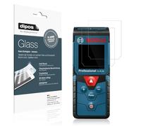 dipos I 2x Screen Protector compatible with Bosch Professional Laser GLM 40 Flexible Glass 9H Display Protection
