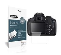 dipos I 2x Screen Protector compatible with Canon EOS 1200D Flexible Glass 9H Display Protection