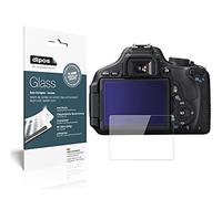 dipos I 2x Screen Protector compatible with Canon EOS 750D Flexible Glass 9H Display Protection