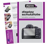 dipos I 2x Screen Protector compatible with Canon EOS 850D Protection Films clear