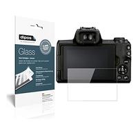 dipos I 2x Screen Protector compatible with Canon EOS M50 Mark II Flexible Glass 9H Display Protection