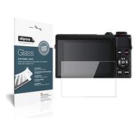 dipos I 2x Screen Protector compatible with Canon PowerShot G7X Mark III Flexible Glass 9H Display Protection