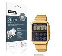 dipos I 2x Screen Protector compatible with Casio Vintage Edgy CA-500 Flexible Glass 9H Display Protection
