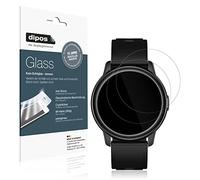 dipos I 2x Screen Protector compatible with Cillso 1,3 inch Smartwatch Flexible Glass 9H Display Protection