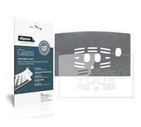 dipos I 2x Screen Protector compatible with DeLonghi ECAM 23.460.B Coffee machine Cup tray cover Flexible Glass 9H Display Protection