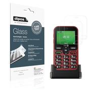 dipos I 2x Screen Protector compatible with Doro Leva E10 Flexible Glass 9H Display Protection