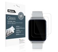 dipos I 2x Screen Protector compatible with Fireboltt Ninja 3 Flexible Glass 9H Display Protection