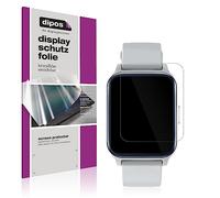 dipos I 2x Screen Protector compatible with Fireboltt Ninja 3 Protection Films clear