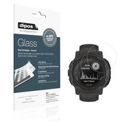 dipos I 2x Screen Protector compatible with Garmin Instinct 2 Solar Flexible Glass 9H Display Protection