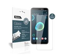 dipos I 2x Screen Protector compatible with HTC Desire 12 Plus Flexible Glass 9H Display Protection