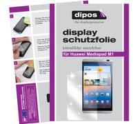 dipos I 2x Screen Protector compatible with Huawei MediaPad M1 8.0 Protection Films clear