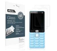 dipos I 2x Screen Protector compatible with Itel Super Guru 4G Max Flexible Glass 9H Display Protection