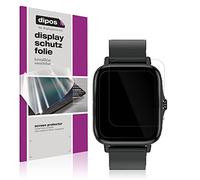 dipos I 2x Screen Protector compatible with Kaseemi 1,7 inch Smartwatch Protection Films clear