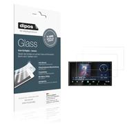 dipos I 2x Screen Protector compatible with Kenwood DMX7525DABS Flexible Glass 9H Display Protection