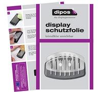 dipos I 2x Screen Protector compatible with Krups EA 8010 Cup tray cover Protection Films clear
