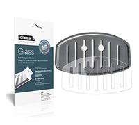 dipos I 2x Screen Protector compatible with Krups EA 8160 Cup tray cover Flexible Glass 9H Display Protection