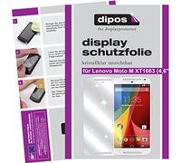 dipos I 2x Screen Protector compatible with Lenovo Moto M XT1663 (4,6 inch) Protection Films clear