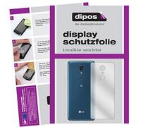 dipos I 2x Screen Protector compatible with LG Q9 One back Protection Films clear
