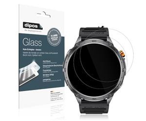 dipos I 2x Screen Protector compatible with LIGE TX2-A 1.75 Zoll Flexible Glass 9H Display Protection