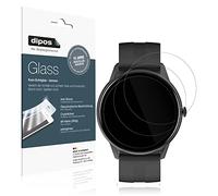 dipos I 2x Screen Protector compatible with Lytimes 1,3 inch Smartwatch Flexible Glass 9H Display Protection