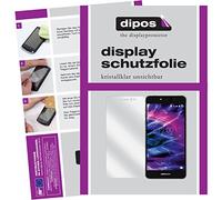 dipos I 2x Screen Protector compatible with Medion Life X5020 Protection Films clear