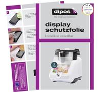 dipos I 2x Screen Protector compatible with Monsieur Cuisine smart SKMS 1200 A1 Protection Films clear