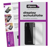 dipos I 2x Screen Protector compatible with Motorola One back Protection Films clear