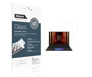 dipos I 2x Screen Protector compatible with MSI Titan 18HX AI 2025 Flexible Glass 9H Display Protection