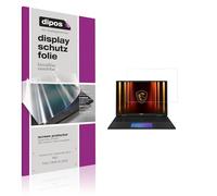 dipos I 2x Screen Protector compatible with MSI Titan 18HX AI 2025 Protection Films clear