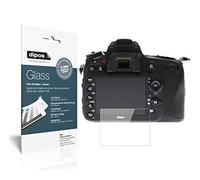 dipos I 2x Screen Protector compatible with Nikon D610 Flexible Glass 9H Display Protection