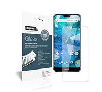 dipos I 2x Screen Protector compatible with Nokia X7 (2018) Flexible Glass 9H Display Protection (1x front + 1x back)