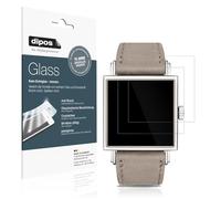 dipos I 2x Screen Protector compatible with NOMOS Glashütte Tetra 27 Flexible Glass 9H Display Protection
