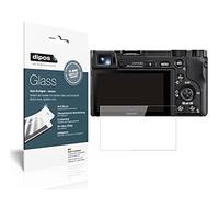 dipos I 2x Screen Protector compatible with Sony Alpha 6100 Flexible Glass 9H Display Protection