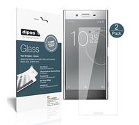 dipos I 2x Screen Protector compatible with Sony Xperia XZ Premium Flexible Glass 9H Display Protection