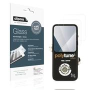 dipos I 2x Screen Protector compatible with TC Electronic POLYTUNE 3 Noir Flexible Glass 9H Display Protection