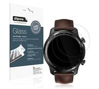 dipos I 2x Screen Protector compatible with Ticwatch Pro 3 Ultra Flexible Glass 9H Display Protection