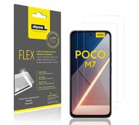 dipos I 2x Screen Protector compatible with Xiaomi Poco M7 I 3D Full Cover Protective Film