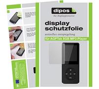 dipos I 2x Screen Protector matte compatible with AGPTek 8GB MP3-Player Protection Films