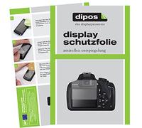 dipos I 2x Screen Protector matte compatible with Canon EOS 1200D Protection Films